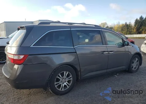 2011 Honda Odyssey Ex из США, поврежденный, VIN 5FNRL5H48BB082745